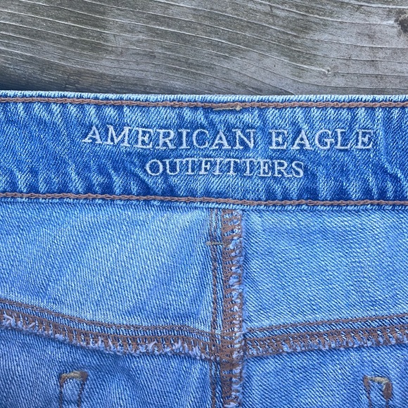 American Eagle Distressed Denim Jean Shorts - Picture 2 of 6